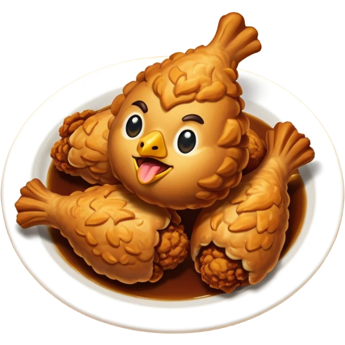 fried chicken emoji