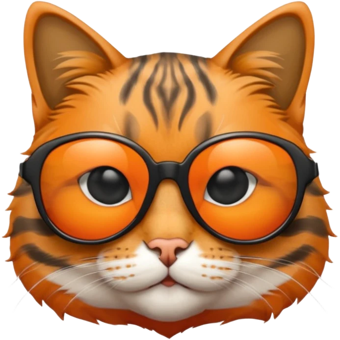 Cat wearing sunglasses emoji