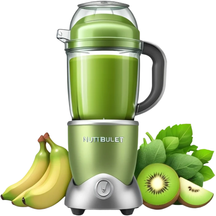 Emoji de una nutribullet verde clarito emoji