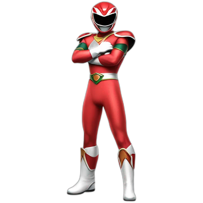 Power ranger full body emoji