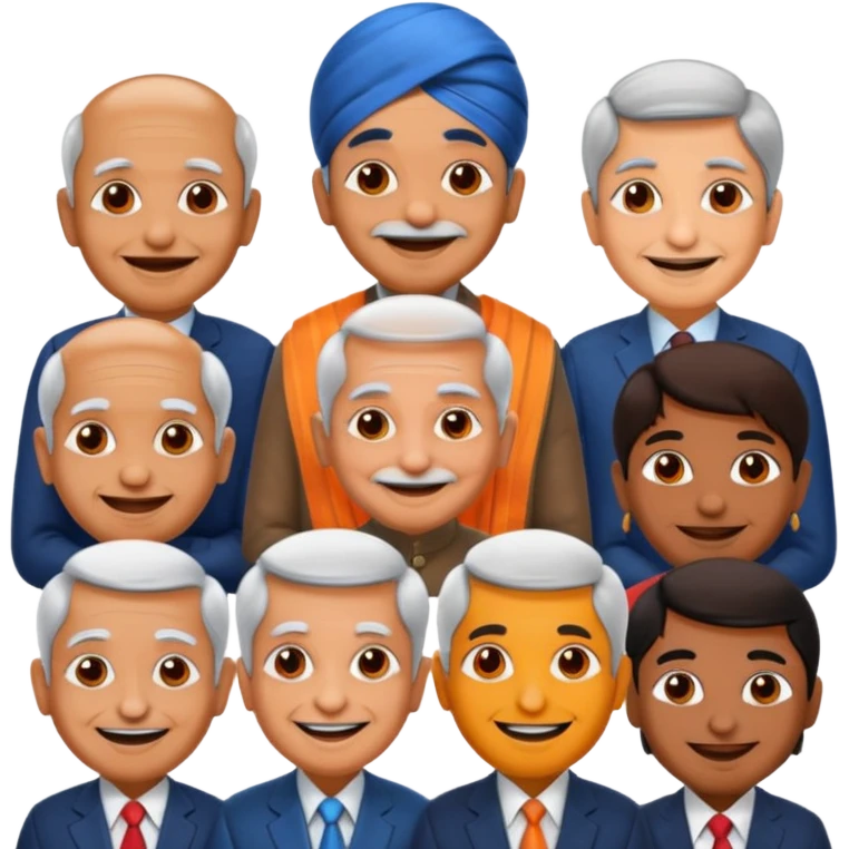 Create a Emoji of Famous Indian Politicians emoji