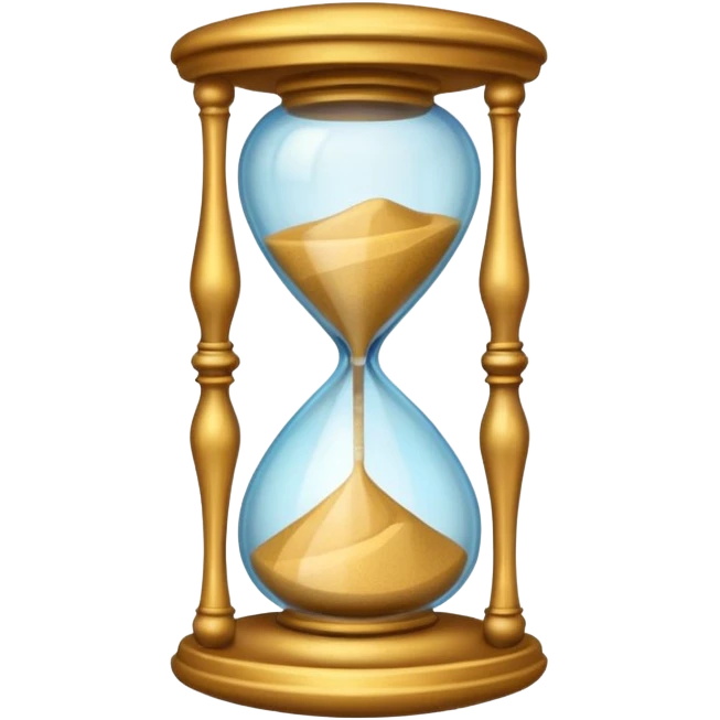 ancient colorful hourglass emoji
