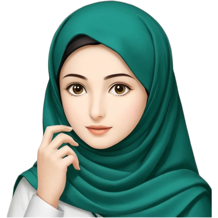  مو سیاه دختر سیاه پوشی و سفید پوست emoji