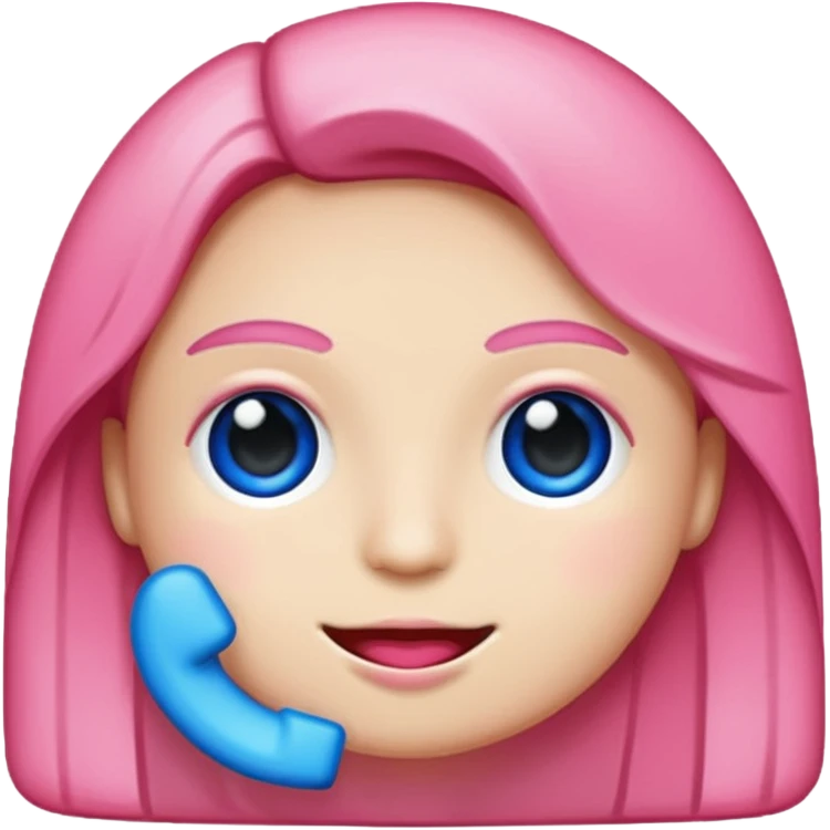 Americano emoji in the form of pink and blue pixels emoji