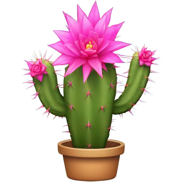 Pink kaktus emoji