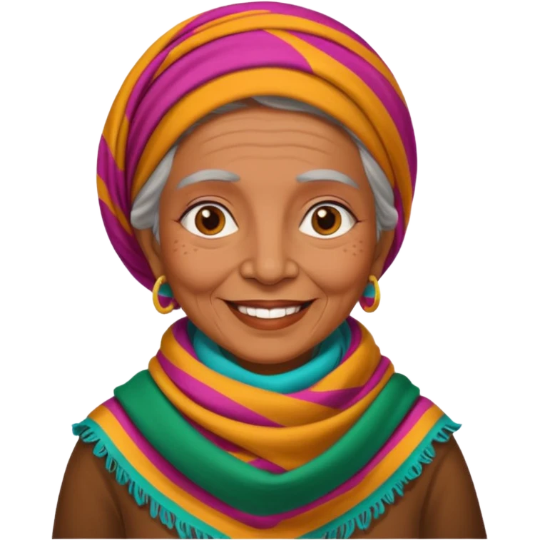 Mexican old woman emoji