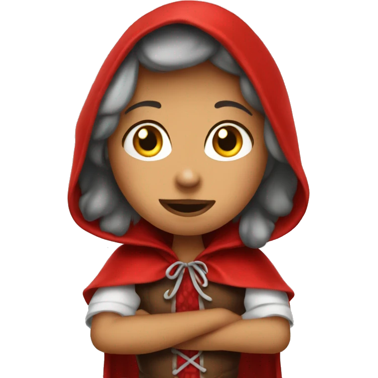 Little red riding hood emoji