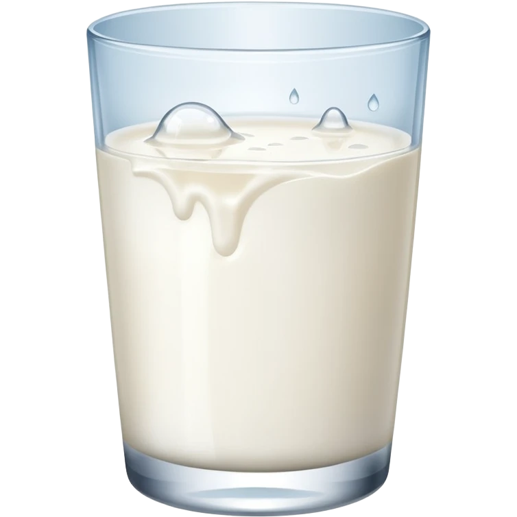 Glass of milk emoji