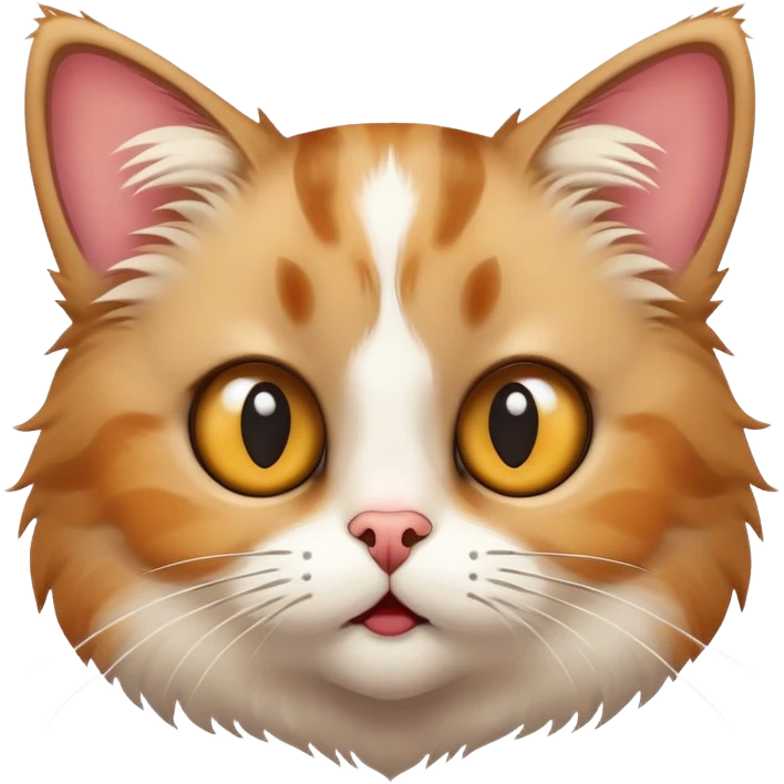 A confused cat with wide eyes and a big question mark above its head. emoji