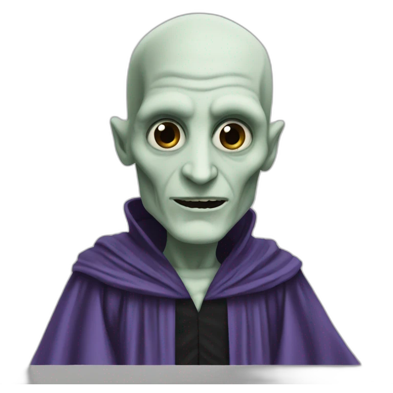 Voldemort en robe emoji