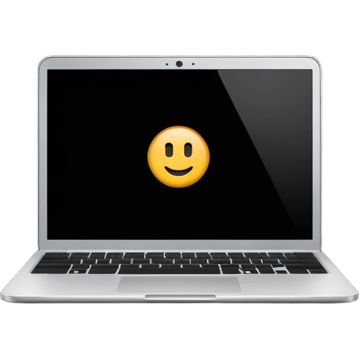 laptop with “1C” on the screen emoji