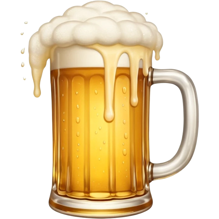 beer mug emoji, frothy golden beer emoji