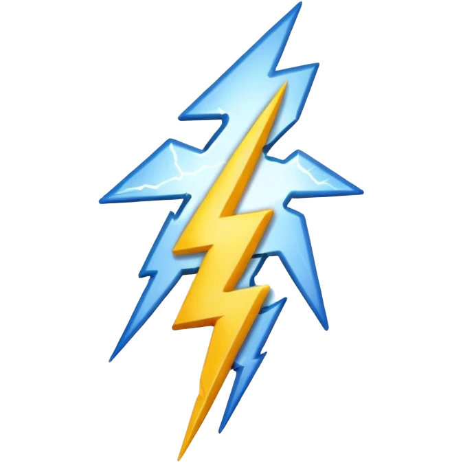  lightning emoji