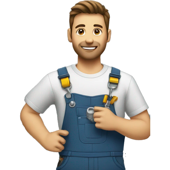 Mechanic and oil engine  emoji