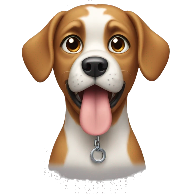 dog saying no emoji