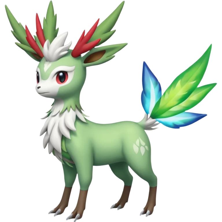 Xerneas-Skiddo-Sprigatito-Celebi-Shaymin-Virizion-fusion  emoji