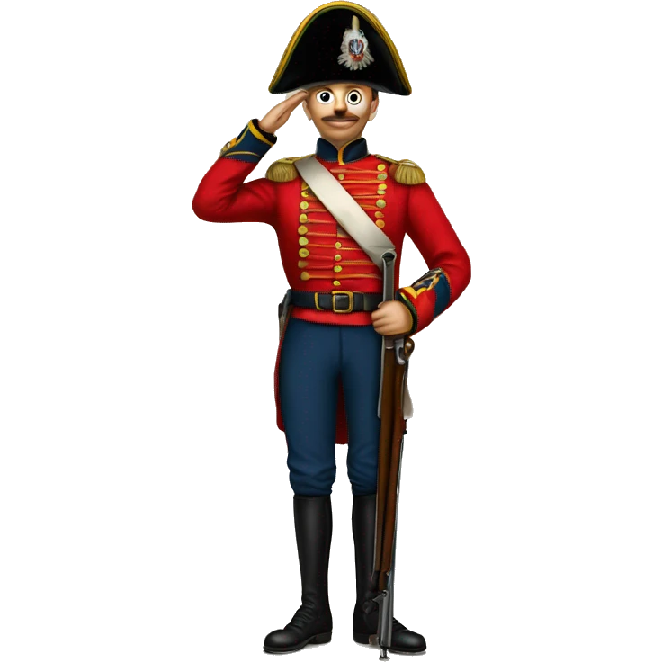 soldier in the Crimean War in full height emoji