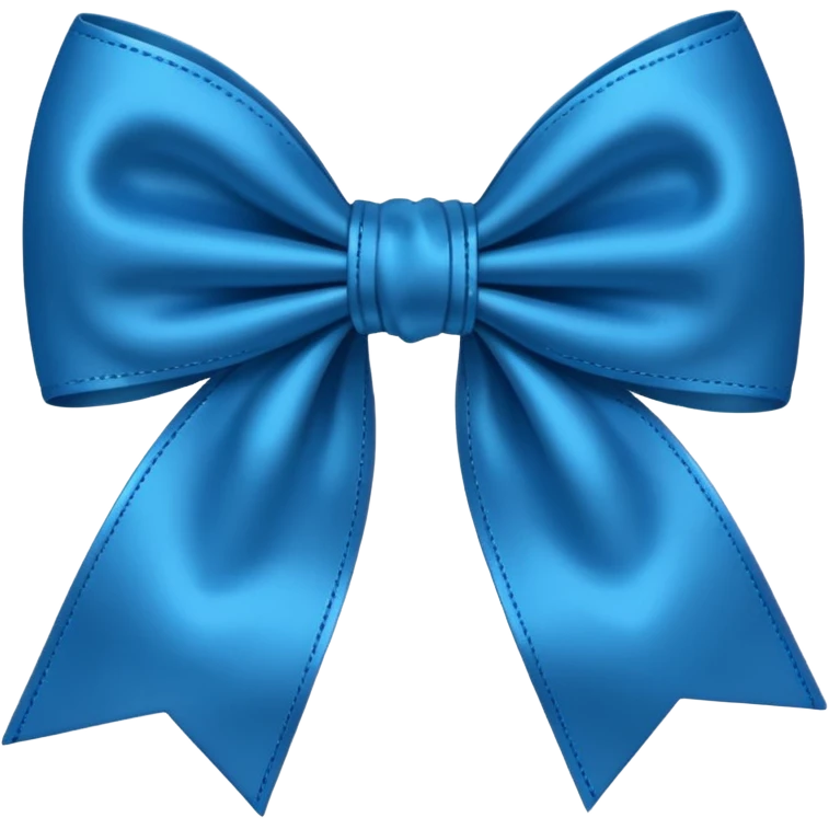 bottom blue bow emoji