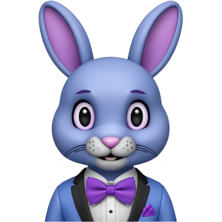 Bonnie(blue) from the Five Nights At Freddy's movie emoji