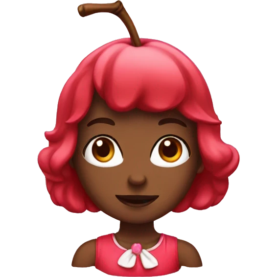 Cherry girl emoji