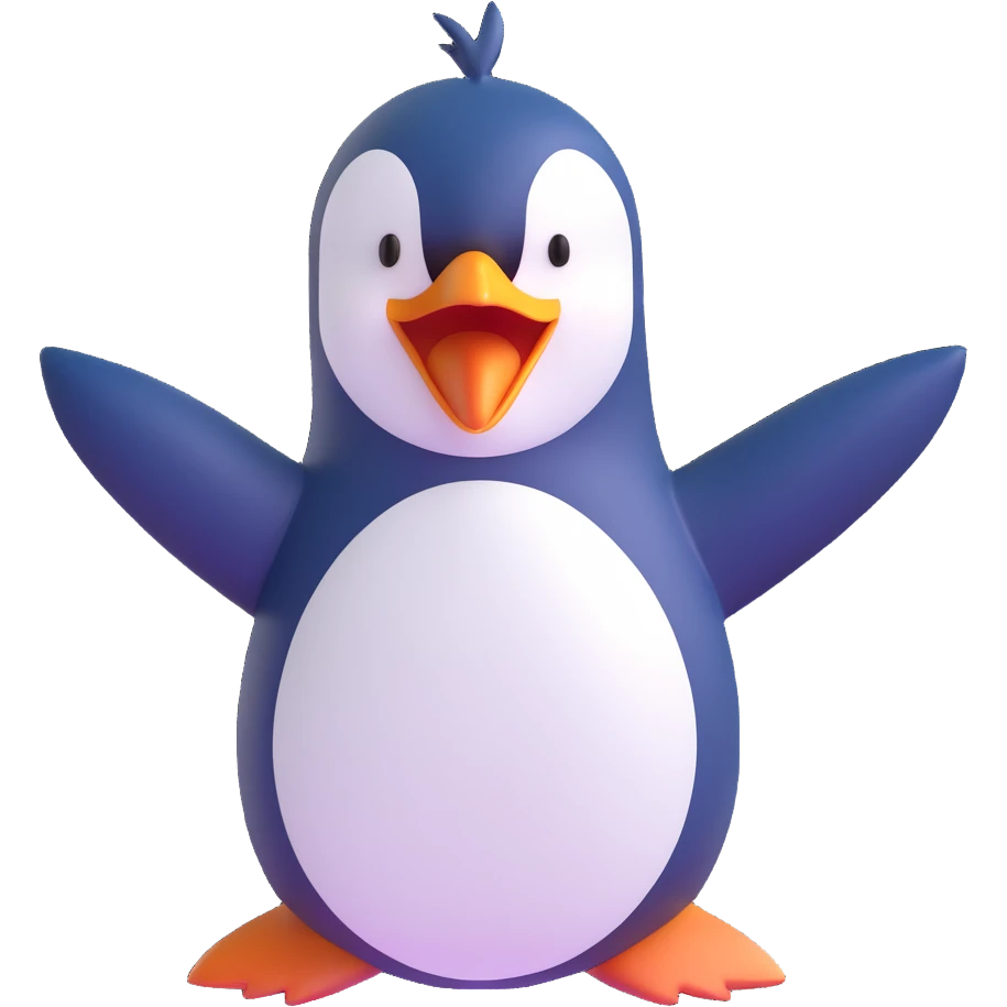 a screaming penguin lol emoji emoji