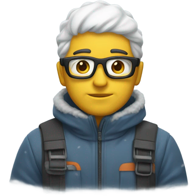 Sciatore di snow emoji