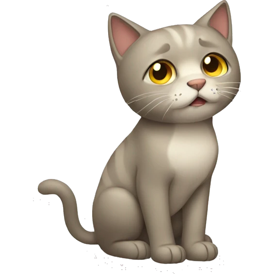 Gato llorando triste  emoji