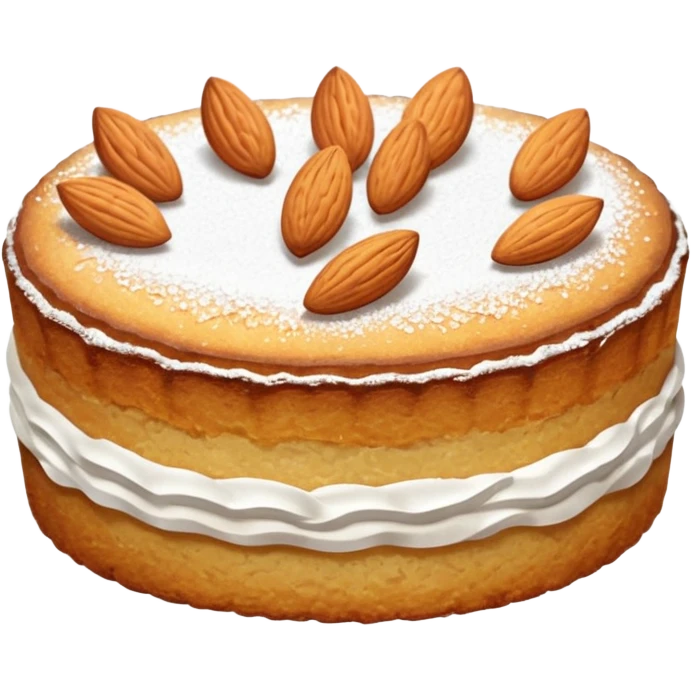 Almond cake emoji