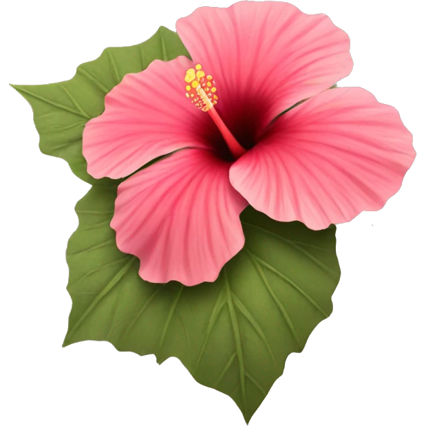 Hibiscus flower emoji