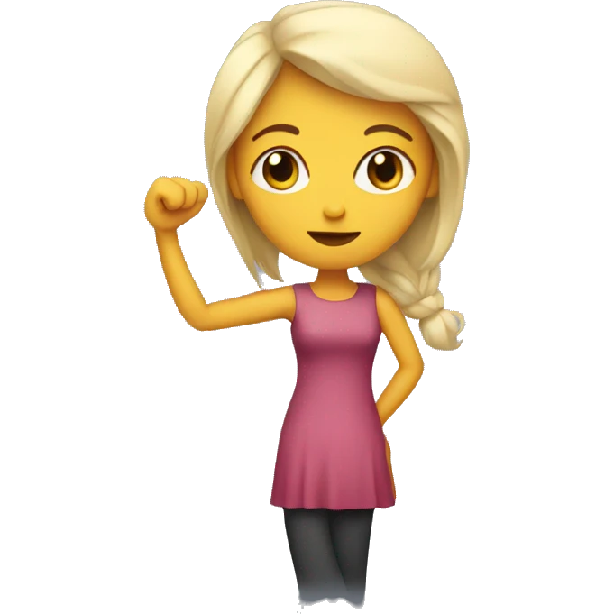 Lady with one arm emoji