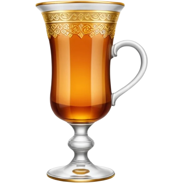 Çay bardağı ince belli türk emoji