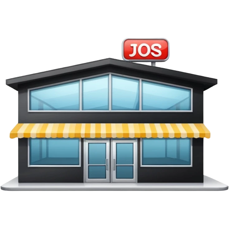 Self-service restaurants building emoji