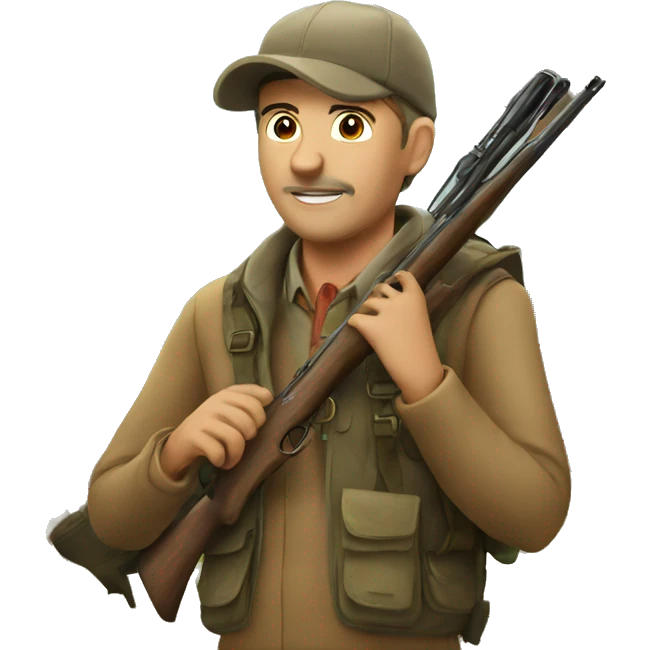 Dear hunting emoji