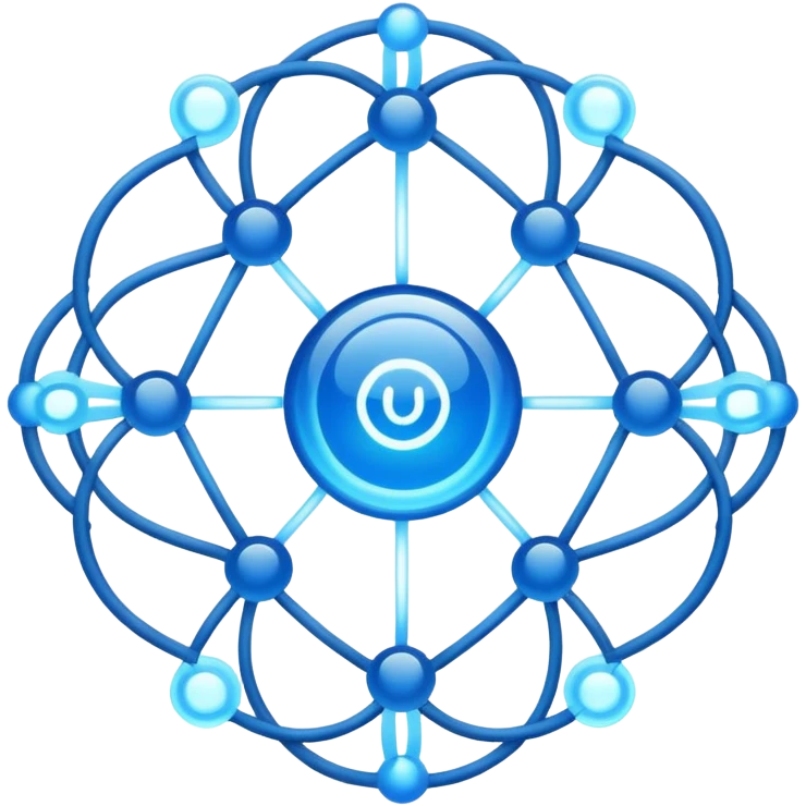 blue network emoji