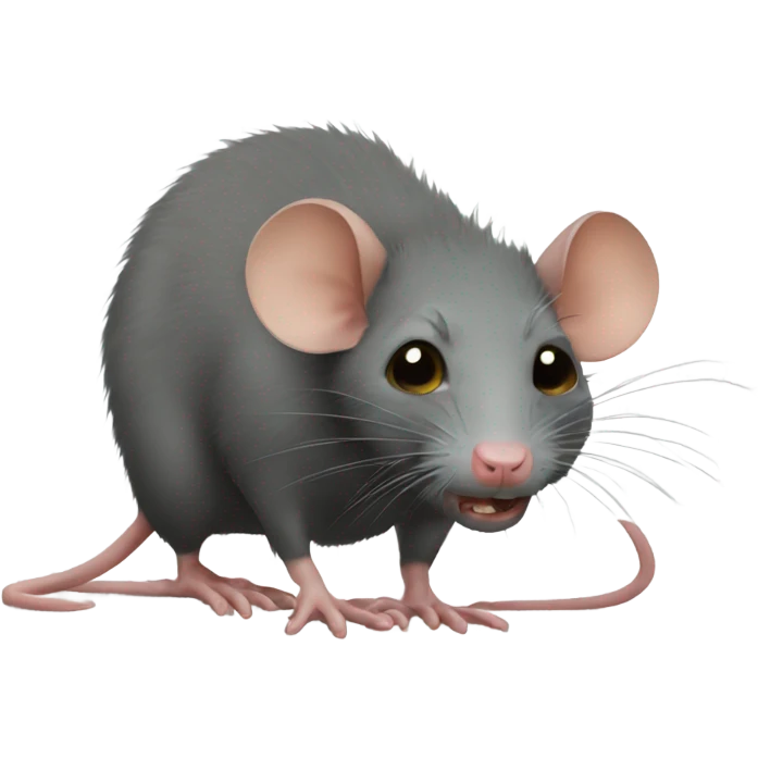 disgusting rat emoji