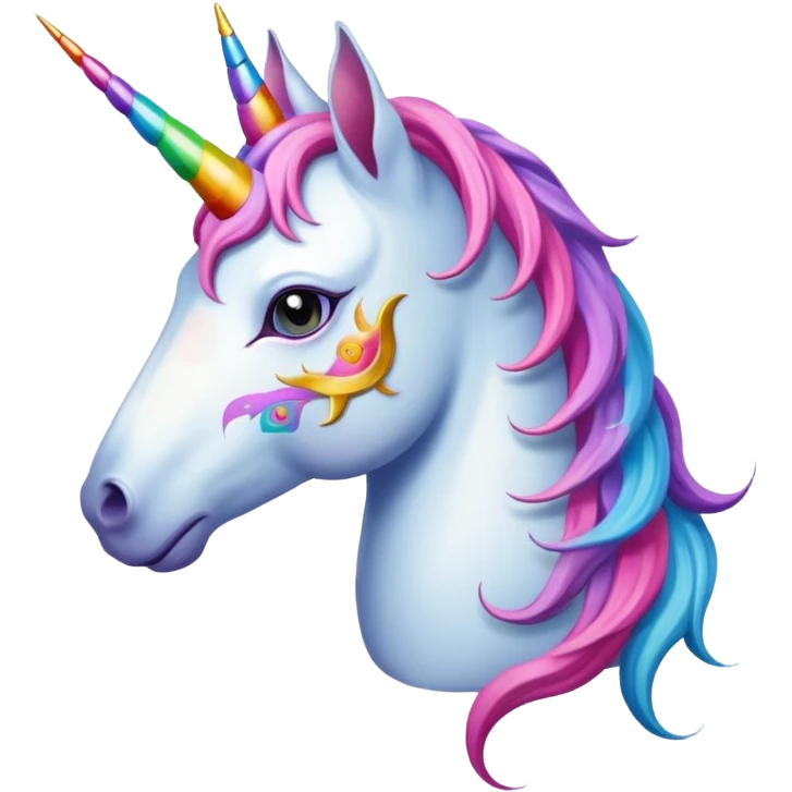 unicorn with full tattoos emoji