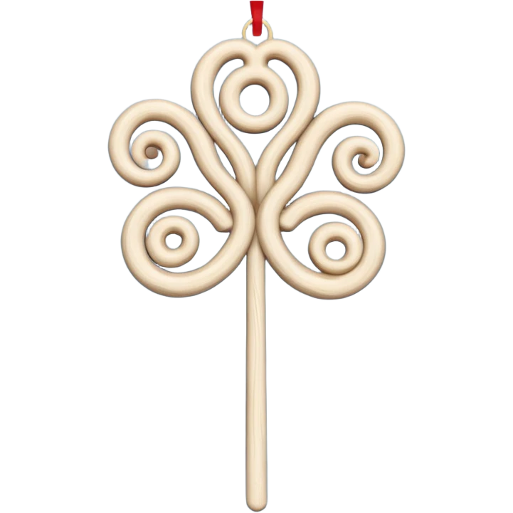 Chichilaki - georgian Christmas decoration from a stick emoji