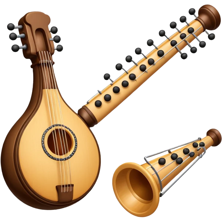 wooden instrument toy emoji