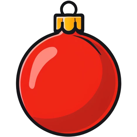 Red ornament  emoji