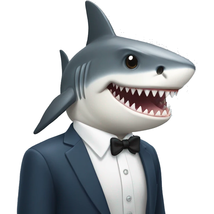 gay shark emoji