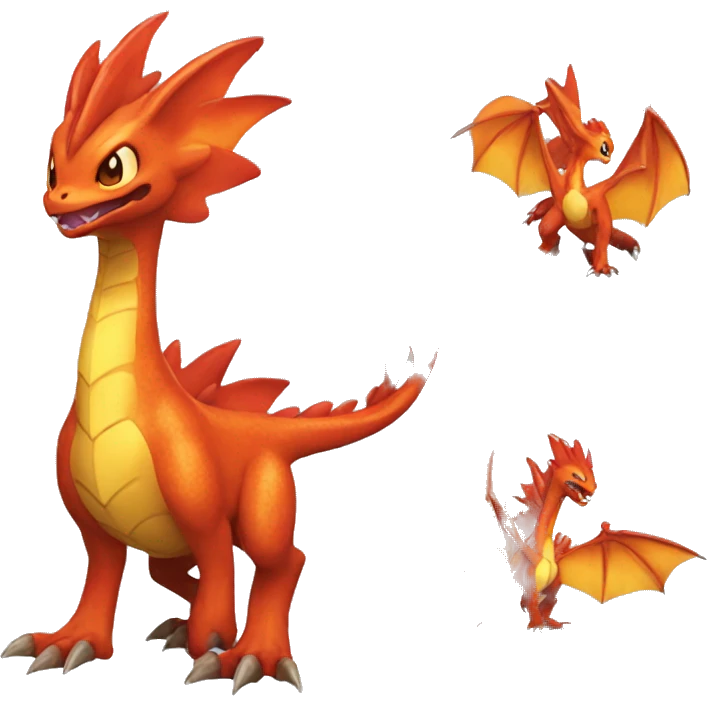 Dracaufeu pokemon emoji