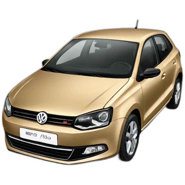 Gold vw polo vivo emoji