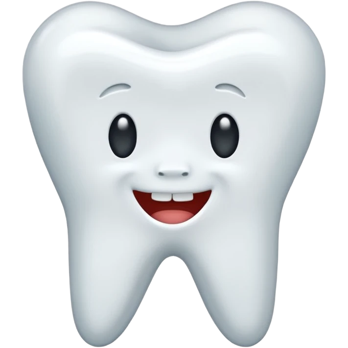 tooth emoji no smile just a tooth emoji