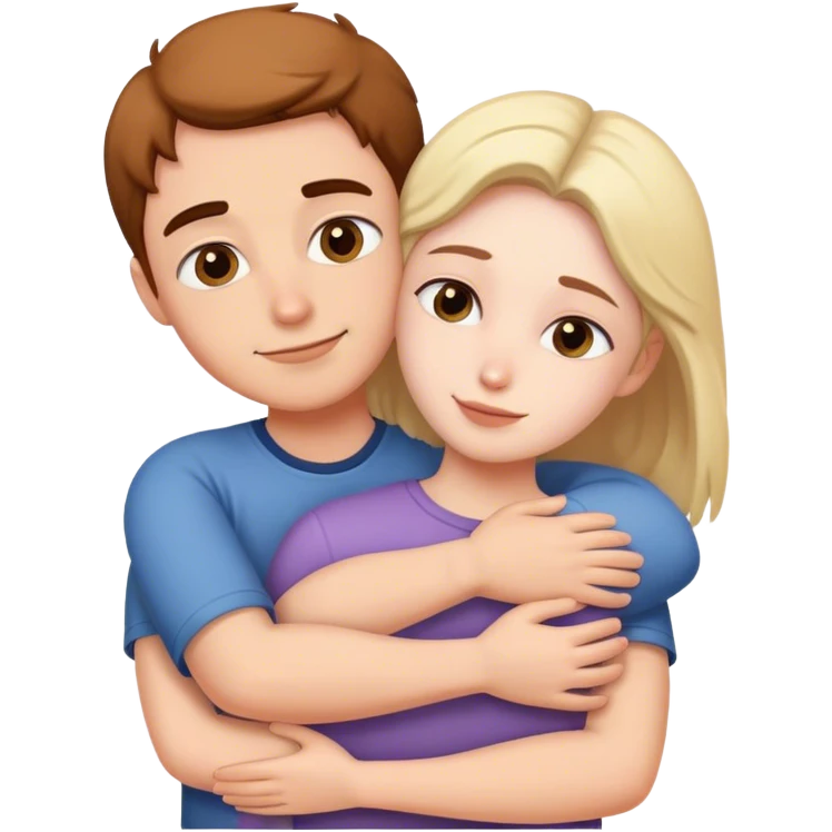 Cute hugs emoji