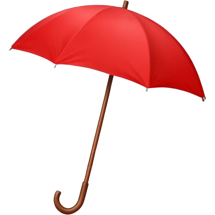 red summer umbrella emoji