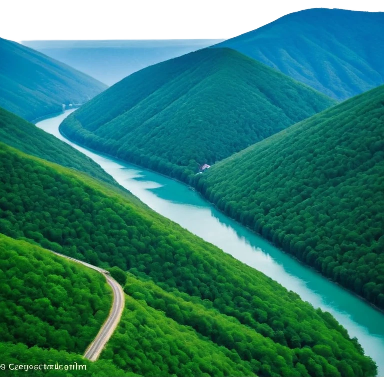 Зелено-синее полотно с красным колесом в середине emoji