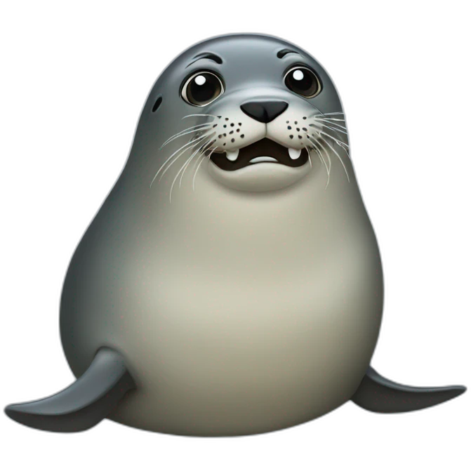 seal siking emoji