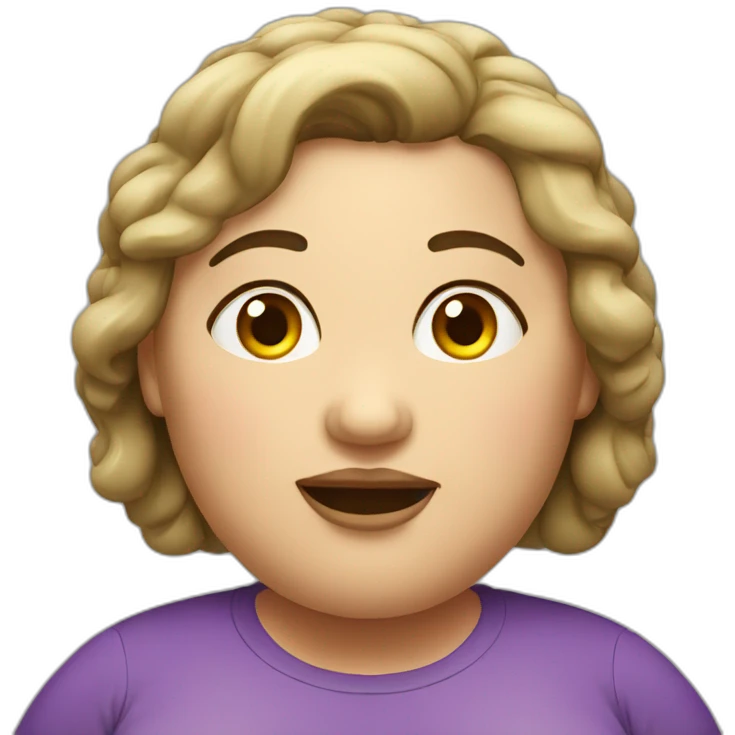 fat-woman emoji