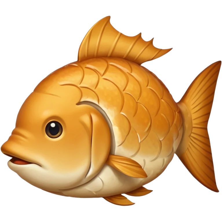 fish-shaped bun like simple emoji for using app  emoji