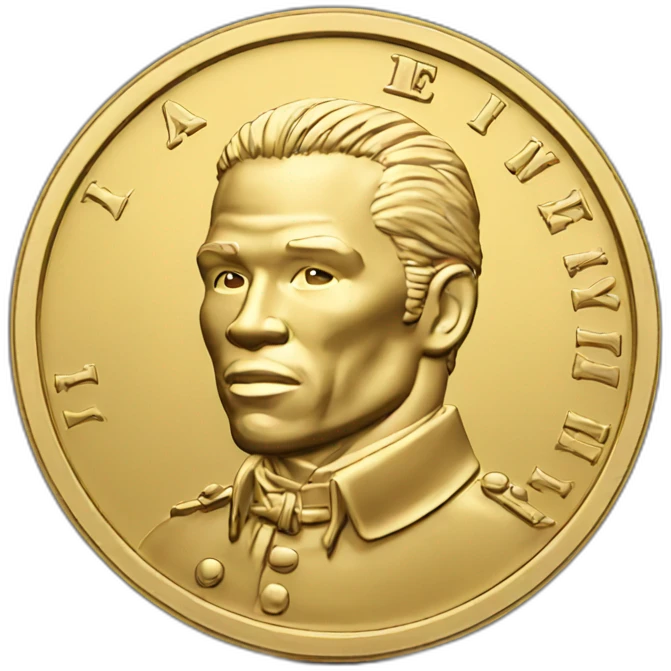 50 cent coin emoji